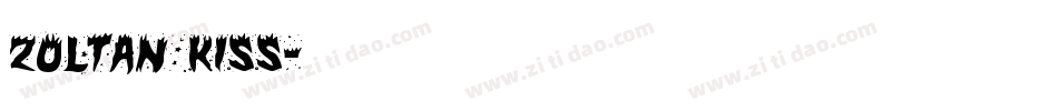 Zoltan Kiss字体转换